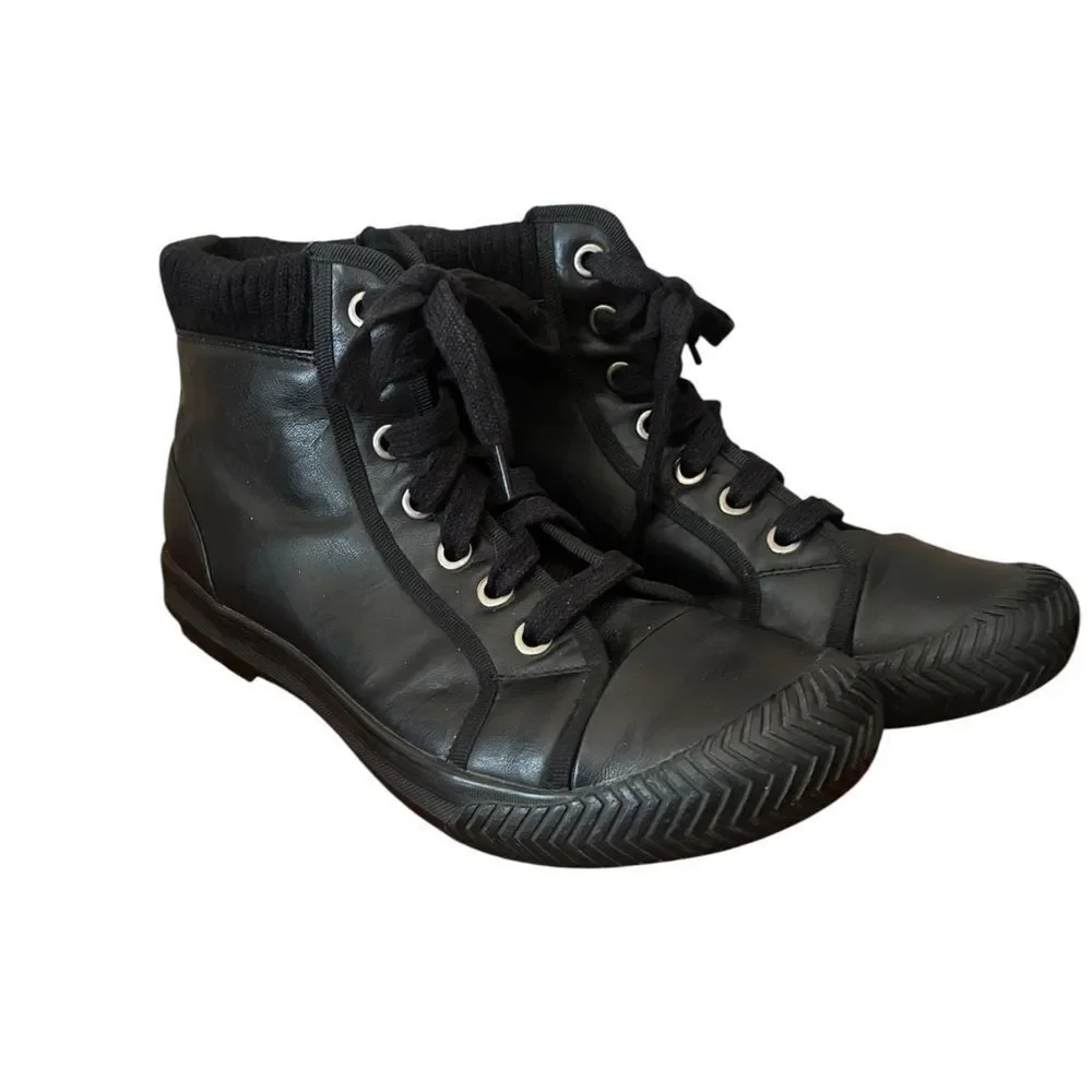 Helix Black High-Top Sneakers Men’s Size 9